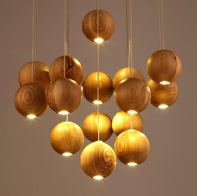 Orbwood Cluster Pendant Light