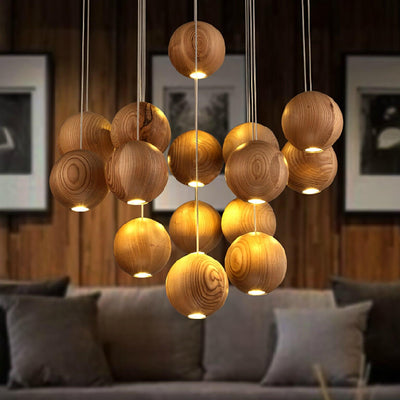Orbwood Cluster Pendant Light