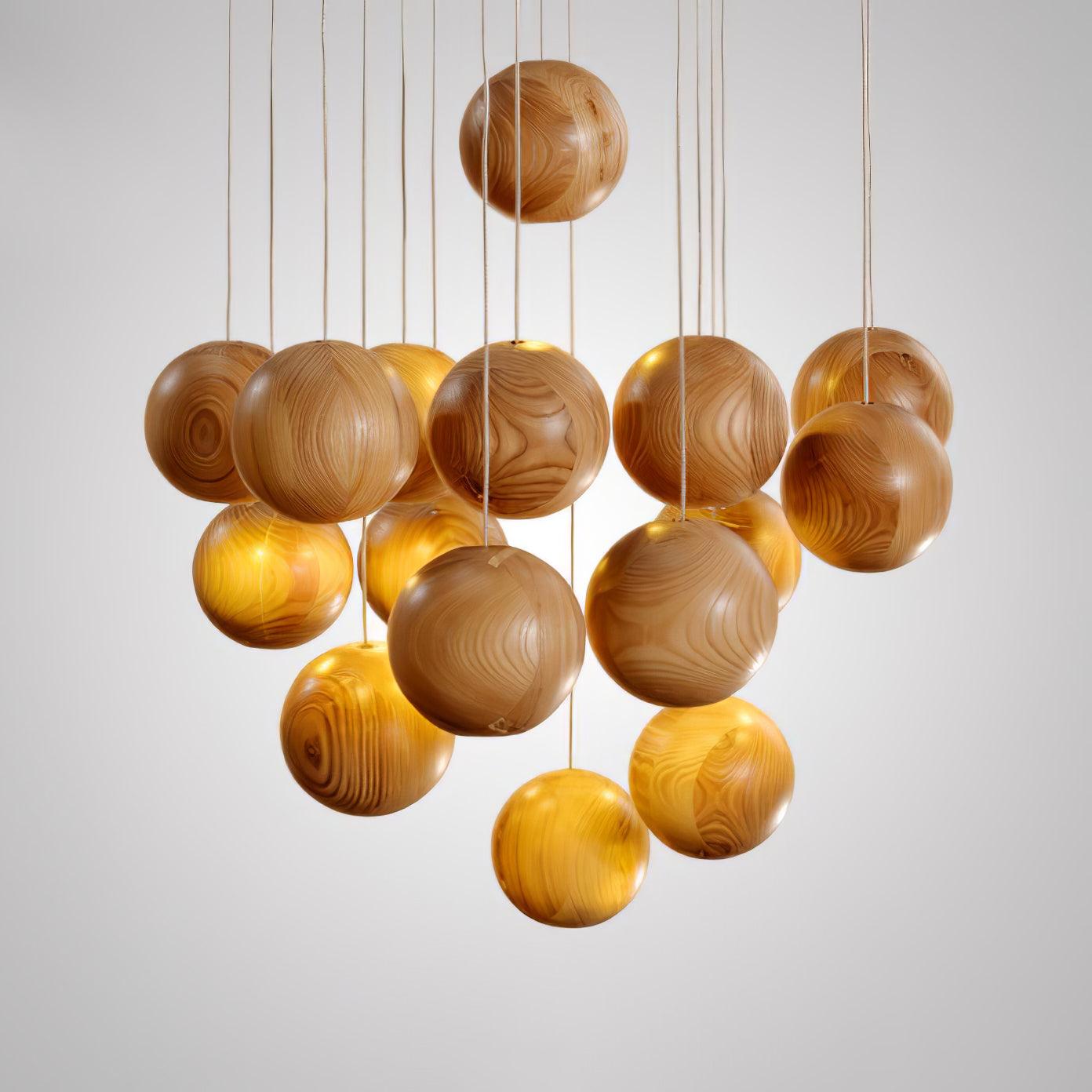 Orbwood Cluster Pendant Light