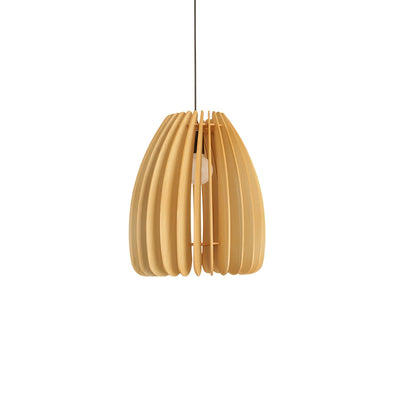 Jior Elegance Unique Orb Wooden Pendant Lamp