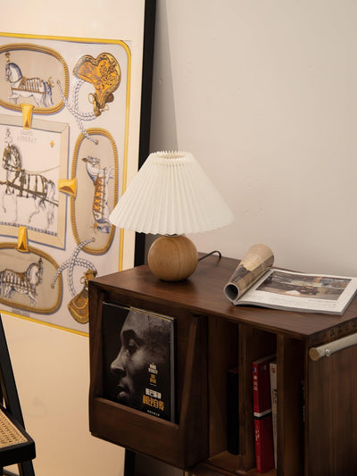 Zesilon Wooden Ball Table Lamp
