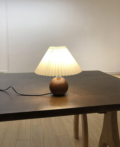 Zesilon Wooden Ball Table Lamp