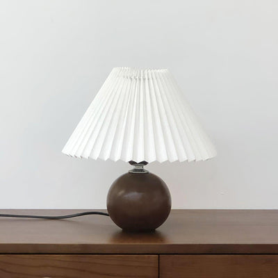 Zesilon Wooden Ball Table Lamp