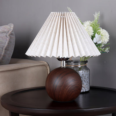 Zesilon Wooden Ball Table Lamp