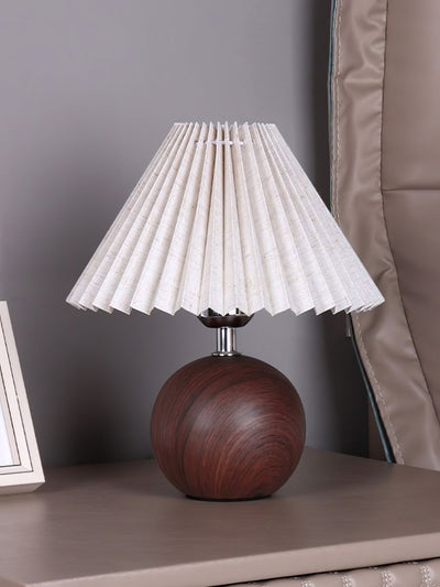 Zesilon Wooden Ball Table Lamp