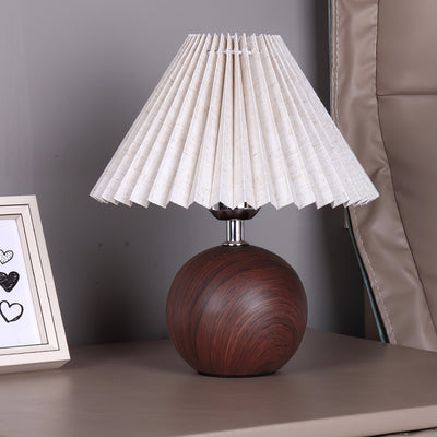 Zesilon Wooden Ball Table Lamp