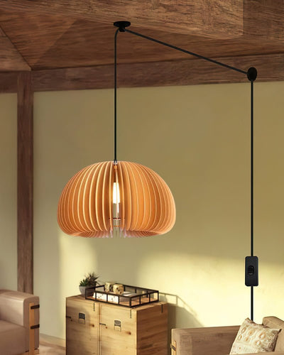 Enoris Wood Retro Pendant Lights