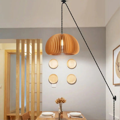 Enoris Wood Retro Pendant Lights