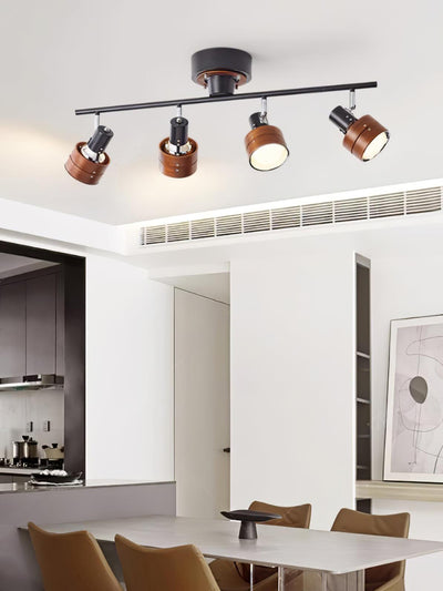Elsorila Elegance Adjustable Spot Wooden Ceiling Lamp