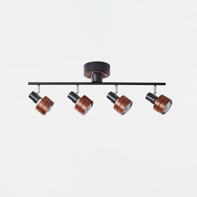 Elsorila Elegance Adjustable Spot Wooden Ceiling Lamp