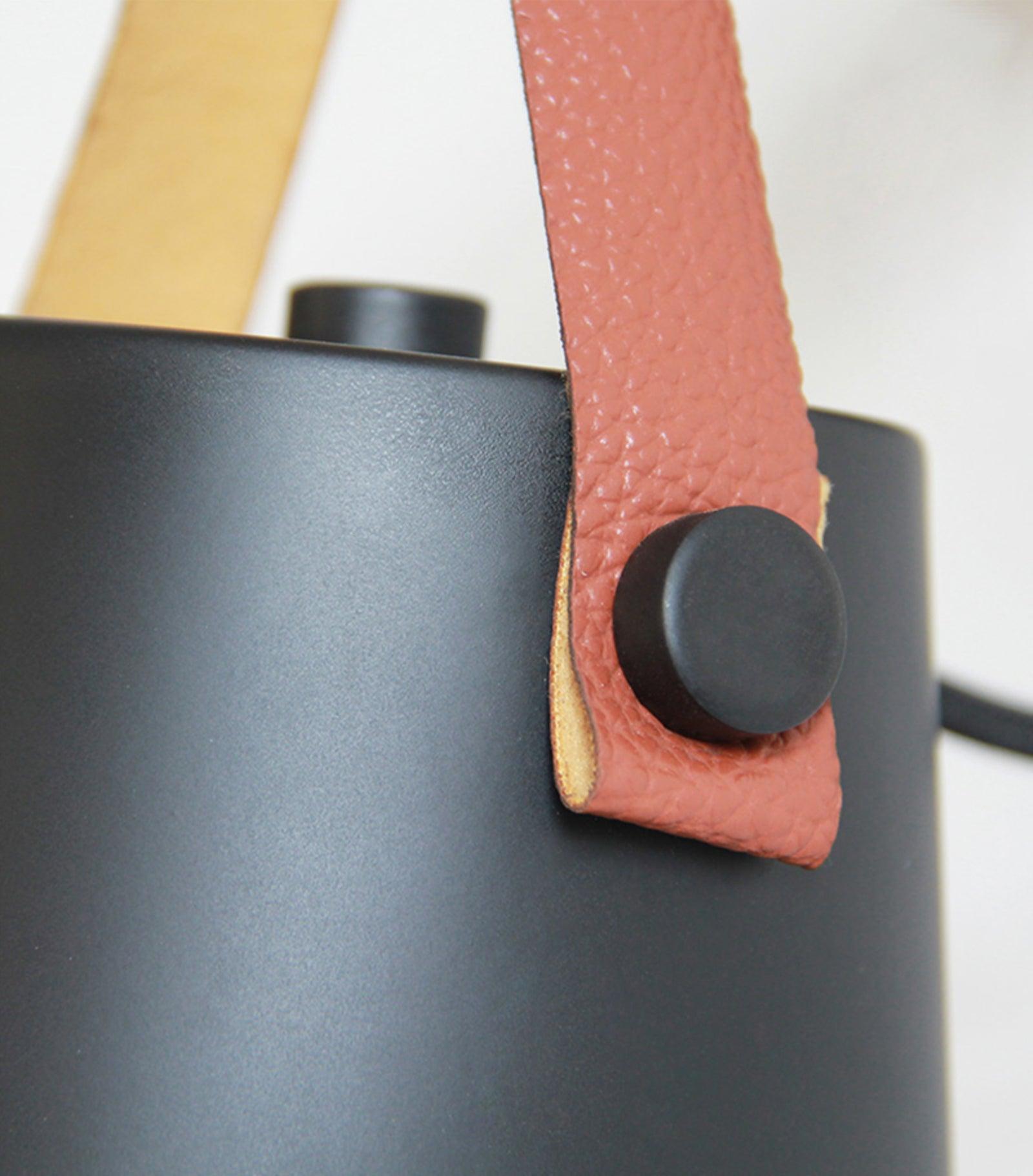 Virixon Wood Leather Wall Lamp