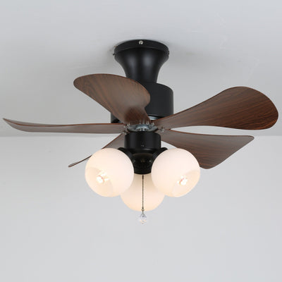 Rinania Vintage Wood Ceiling Fan Light