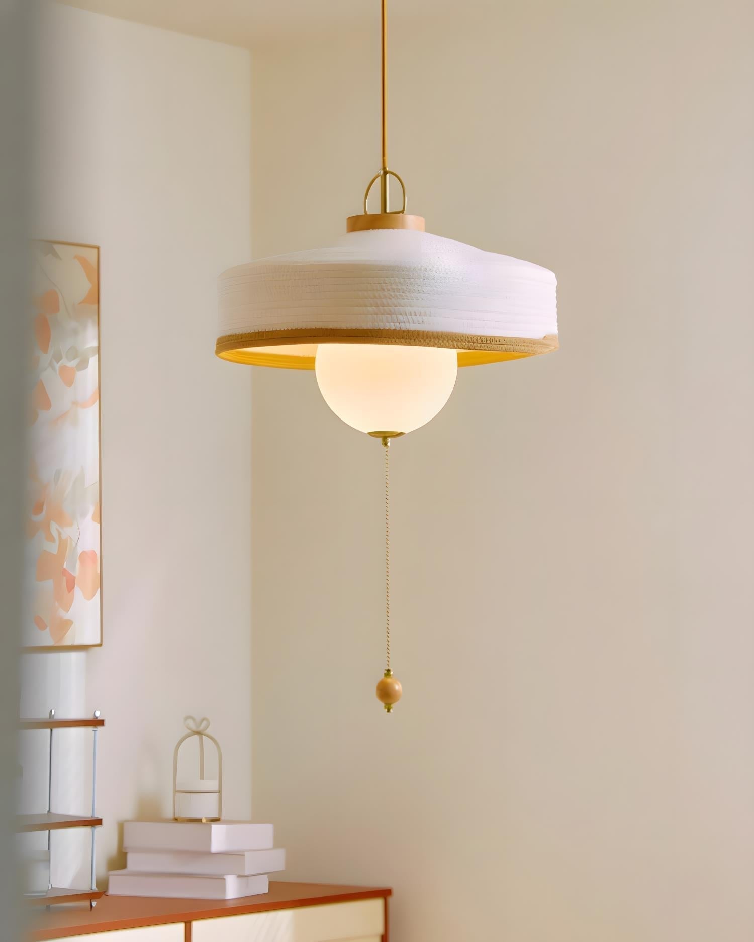 Avielle Drum Globe Pendant Lamp
