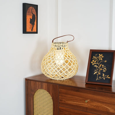 Isenor Woven Sphere Lantern Outdoor Lamp