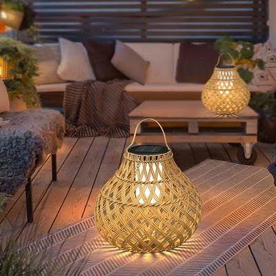 Isenor Woven Sphere Lantern Outdoor Lamp