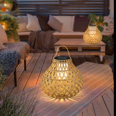 Isenor Woven Sphere Lantern Outdoor Lamp