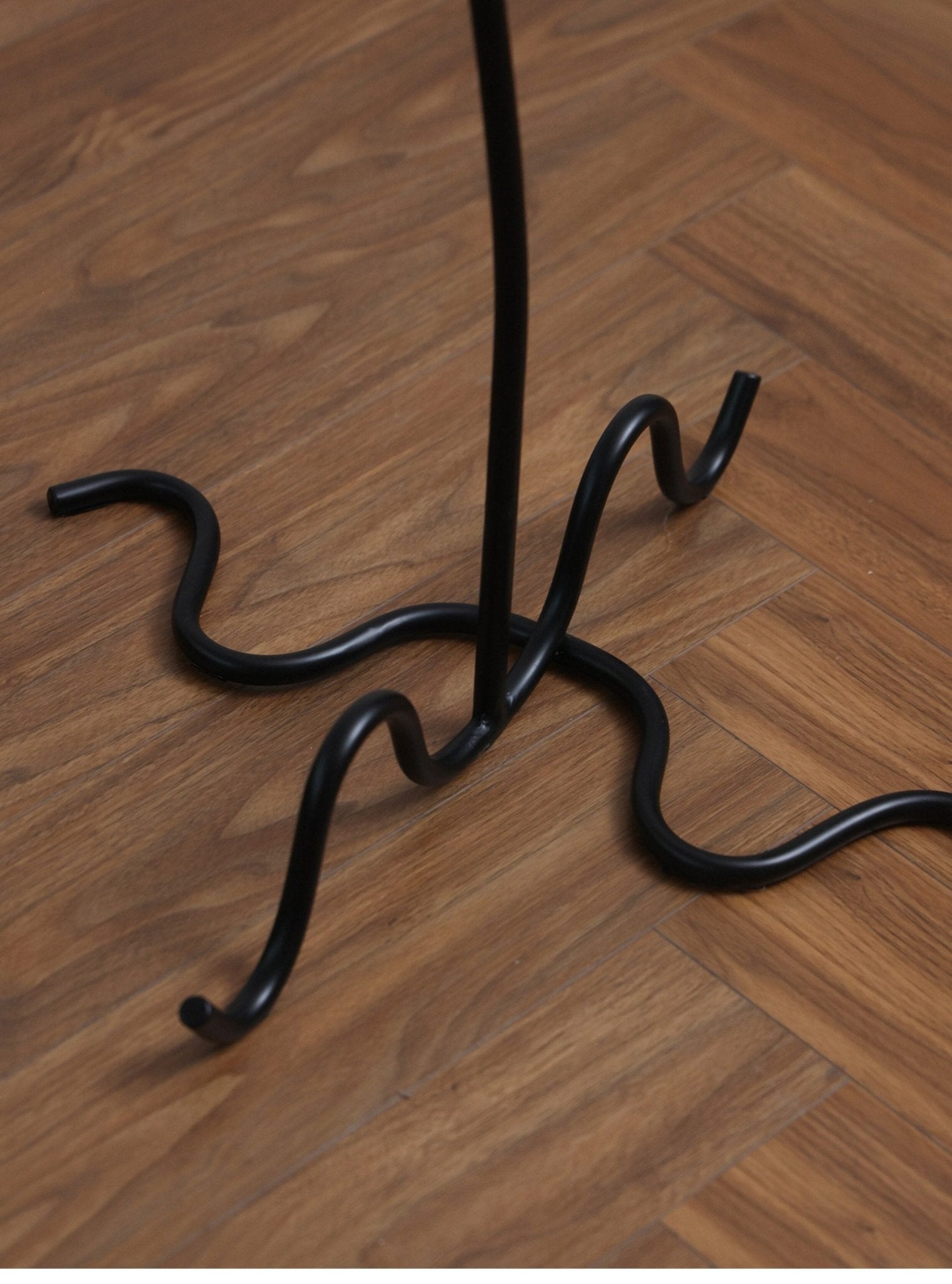 Hand Forged Iron Floor Candelabra
