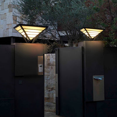 Mary Geometric Modern Metal Outdoor Light