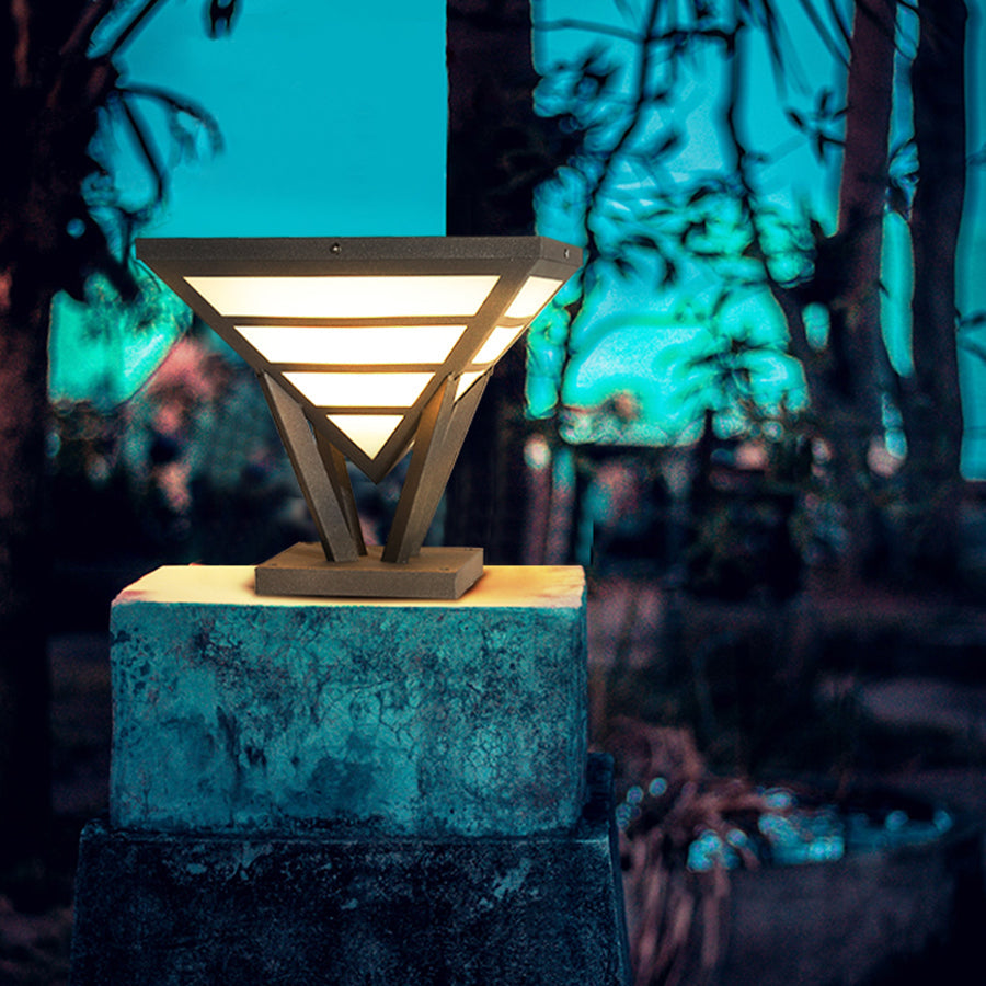 Mary Geometric Modern Metal Outdoor Light