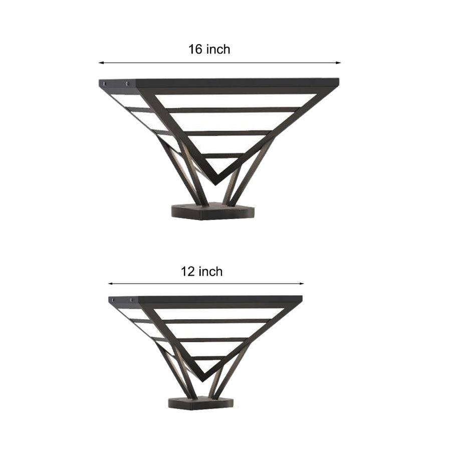 Mary Geometric Modern Metal Outdoor Light
