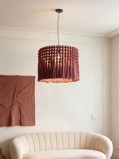 Verleigh Macrame Tassel Pendant Lamp