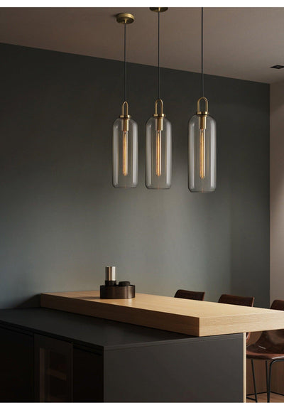 Sevelo Pendant Lamp Frosted Glass Swag Adjustable