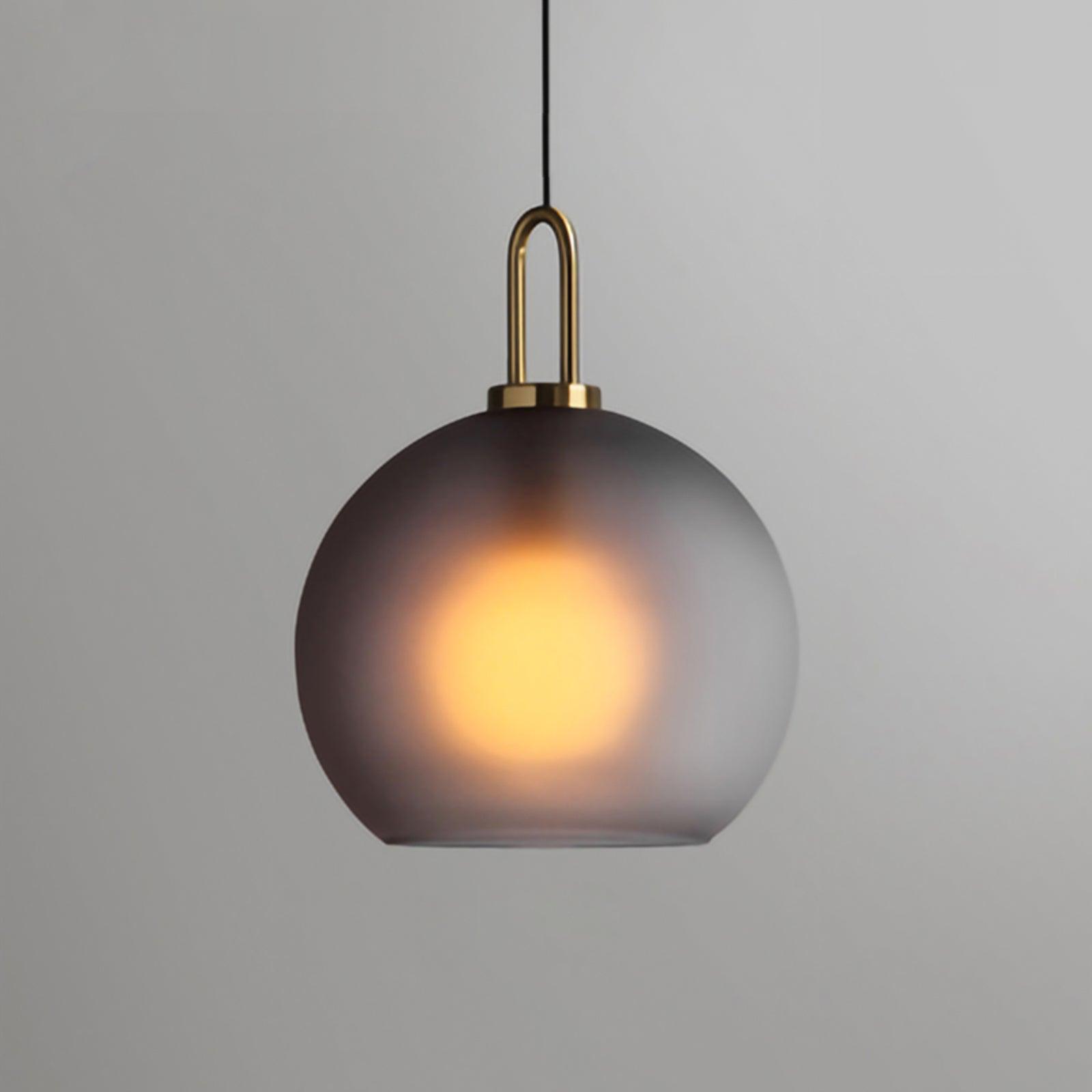 Sevelo Pendant Lamp Frosted Glass Swag Adjustable