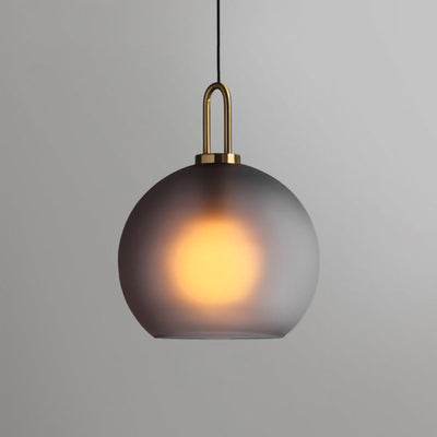 Sevelo Pendant Lamp Frosted Glass Swag Adjustable