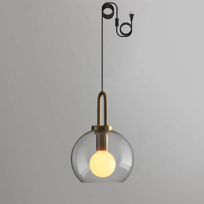 Sevelo Pendant Lamp Frosted Glass Swag Adjustable