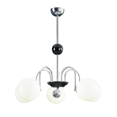 Halion Chandelier Rod Frame and White