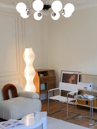 Halion Chandelier Rod Frame and White