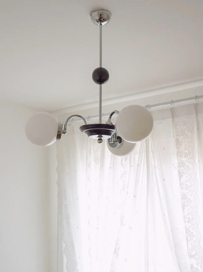 Halion Chandelier Rod Frame and White