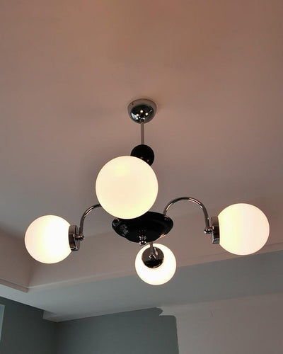 Halion Chandelier Rod Frame and White