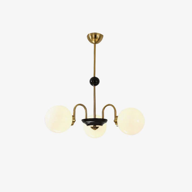 Halion Chandelier Rod Frame and White