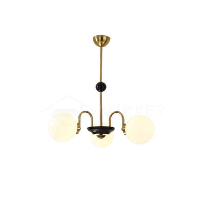 Halion Chandelier Rod Frame and White