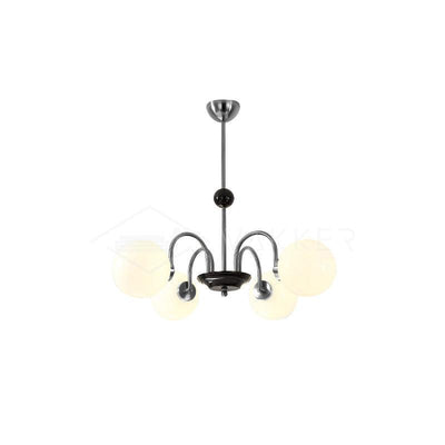 Halion Chandelier Rod Frame and White