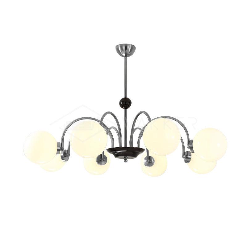 Halion Chandelier Rod Frame and White