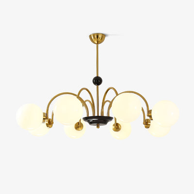 Halion Chandelier Rod Frame and White