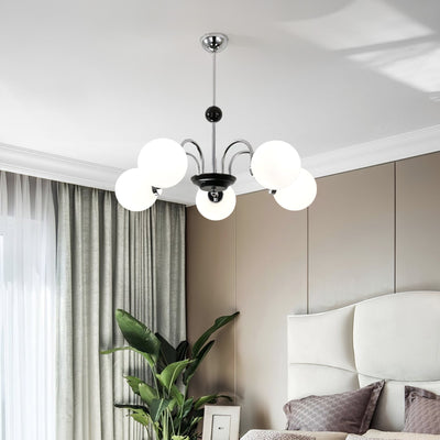 Halion Chandelier Rod Frame and White