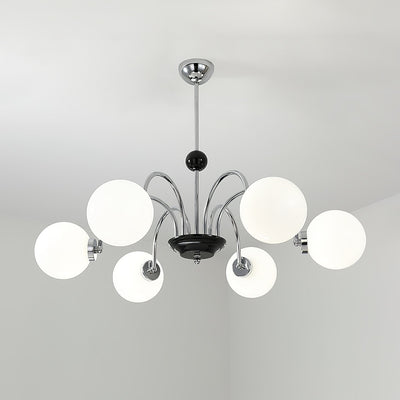 Halion Chandelier Rod Frame and White