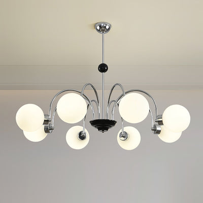 Halion Chandelier Rod Frame and White