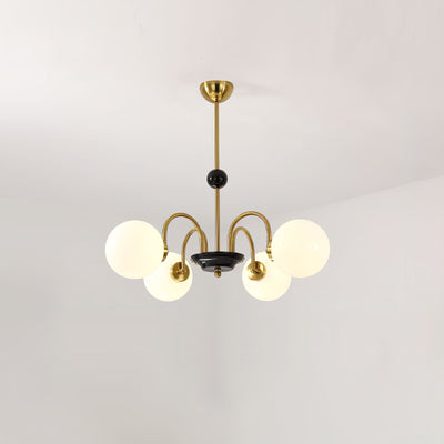 Halion Chandelier Rod Frame and White