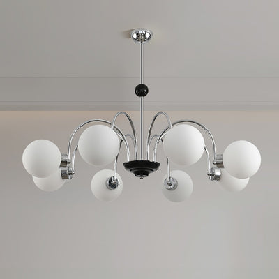 Halion Chandelier Rod Frame and White