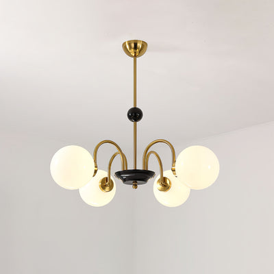 Halion Chandelier Rod Frame and White