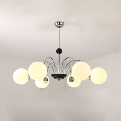 Halion Chandelier Rod Frame and White