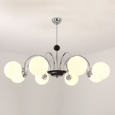 Halion Chandelier Rod Frame and White