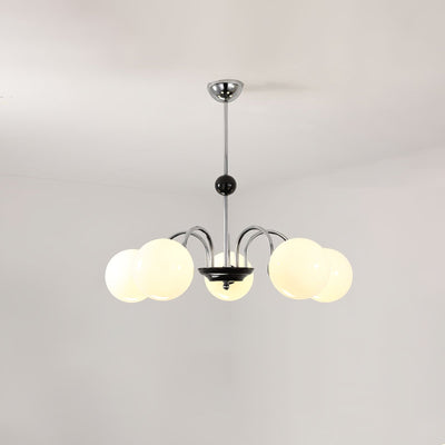 Halion Chandelier Rod Frame and White
