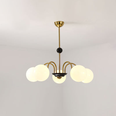 Halion Chandelier Rod Frame and White