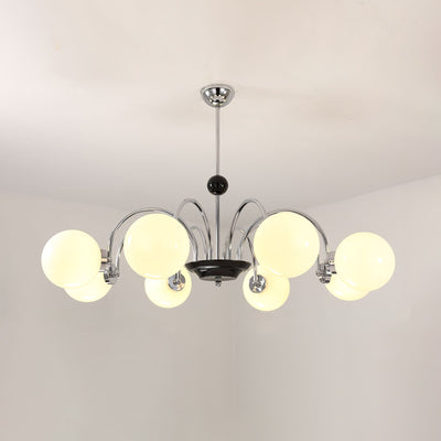 Halion Chandelier Rod Frame and White