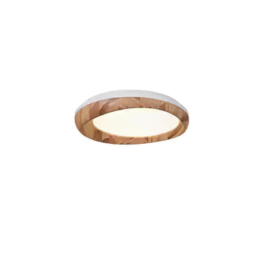 Eurtheara Organic Wood Glass Ceiling Light